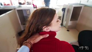 Marina Vaylor gets her pussy pounded standing in POV