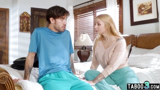 Hot MILF stepmom Sarah gets a nasty idea