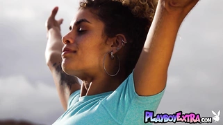 Classy MILF in high heels posing nude