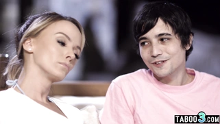 Skinny MILF stepmom wants to feel a dick