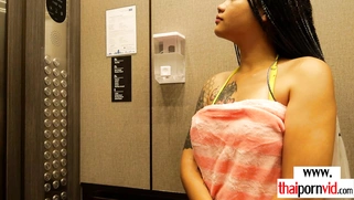 Thai teen takes sunbath and rides on BWC