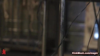 Bound slave electro stimulated