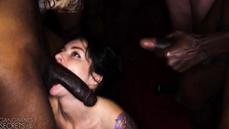 All these cocks to the back of your throat!