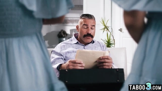 Dad fucking his asian teen stepdaughters