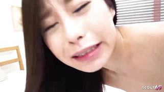 Asian Creampie at JAV Casting Fuck