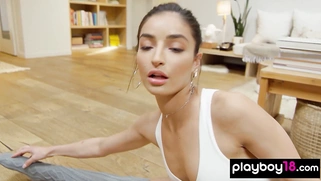 Latina teen ballet dancer masturbating