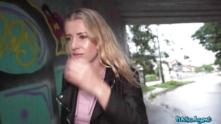 Adriana SweetBlonde is sucking Martin Gun's cock in POV