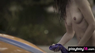 Latina teen and hot BFFs get some money