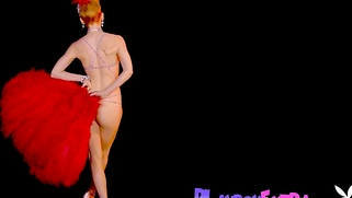 MILF shining in slutty burlesque costume