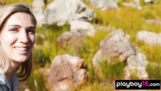 Lesbian MILF and GF loving nude swimming