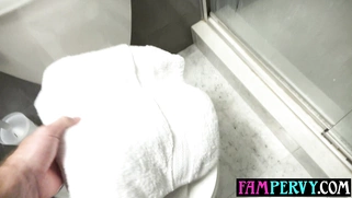 MILF helping stepson release his stress