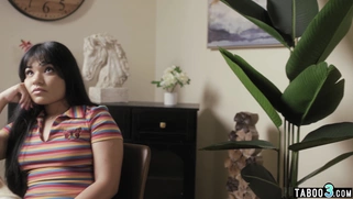 Latina teen anal fucked by her butler