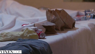 VIXEN Naughty Holly can't control herself when her boyfriend is away