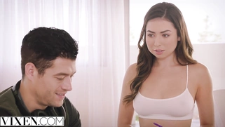 VIXEN Melissa Moore Caught And Fucked By Roommate