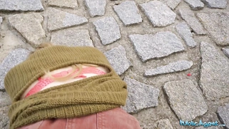 Hitchhiker with big tits  Big dick public pov blowjob by Nicole Rae