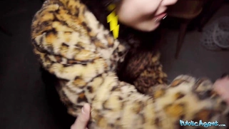 French beauty Crystal Cherry's enormous dick and outdoor blowjob pov