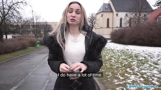 A married blonde beauty with a large, fat cock engages in sexual activity with a stranger