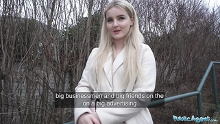 Hot Blonde from California Sucks and Fucks a Huge European Cock