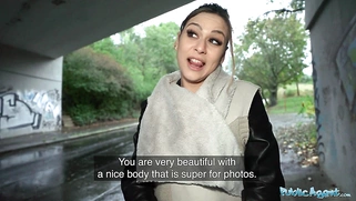 Cutie with an outrageously sexy body fucks a stranger