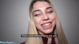 Elena Vedem Gets Deepthroat Blowjob Exam Fucked POV Doggystyle