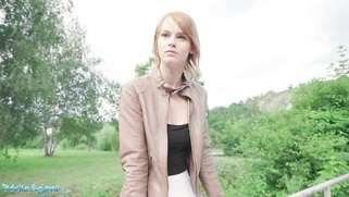 Redhead Ariela Donovan Fucked in a Tunnel