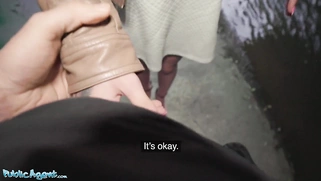 Redhead Ariela Donovan Fucked in a Tunnel