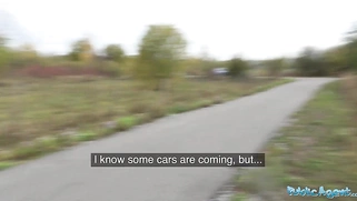 Kiki Minaj, the British Ebony Queen, Fucked Outside