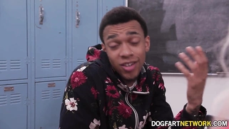 Cute Blonde Heather Honey Gets Double Penetrated By Two Huge Black Cocks