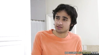 Shay Sites gets a facial in front of her stepson