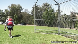 Paris White Enjoys Cum on Her Feet from a BBC