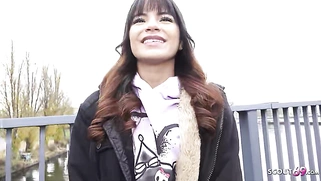 GERMAN SCOUT - Teen Michy Perez Casting