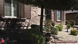 Guy rough fucks bound thief