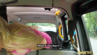 Fake Taxi Beautiful blonde enjoys a ride on a big cock in a taxi