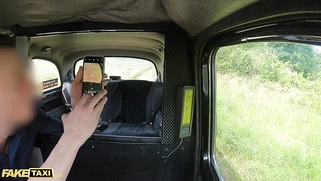 Fake Taxi, a peeping taxi driver fucks a skinny redheaded Ariela Donovan