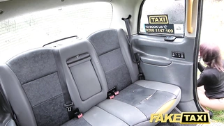 Fake Taxi Lady Tries to Deepthroat a Big Dick with a Taxi Legend