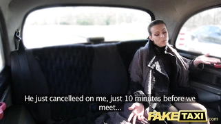 The Czech lady taxi driver craves a hard member