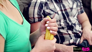 Sister: "Stop, I can see your nipples getting hard!"