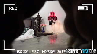 Apartment Renter with Big Natural Tits Fucks Her neighbor