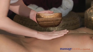 Teen lesbian fingers her sweet hole to climax