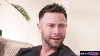 My stepmom let her friend fuck our wet pussies