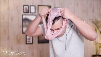 Hot big tits MILF stepmom Candy Alexa fucks her perverted stepson