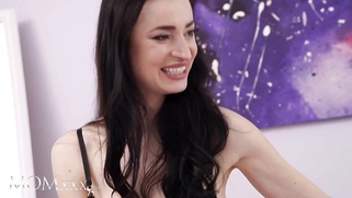 Big-titted stepmom and redhead gymnast teen Atlanta Moreno lesbian sex