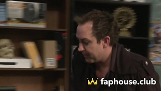 Sexy Secretary Swallows Boss's Huge Cock in Naughty Office Romp