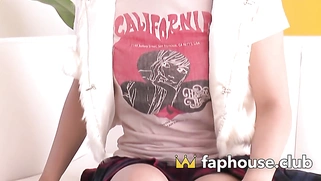 Asian Teen Fingering Her Pussy, Masturbation, and Big Boobs - So Hot!