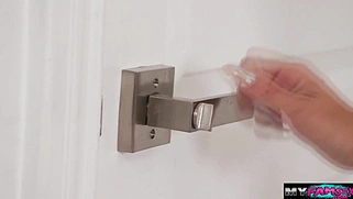 My stepdaughter gives me a foot job and fucks her