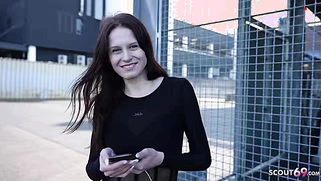 GERMAN SCOUT - Redhead Teen Peach Delina