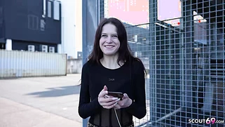 GERMAN SCOUT - Redhead Teen Peach Delina