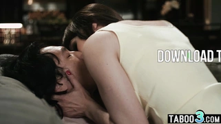 MILF lets a firend to taste of her goods