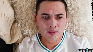 Mature stepmom prepares for a final exam