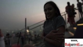 Naughty Thai teen Cherry masturbating